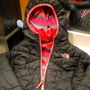 North face riversable girls youth coat